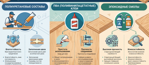 Клей для фанеры: детальный обзор полиуретановых, ПВА и эпоксидных составов